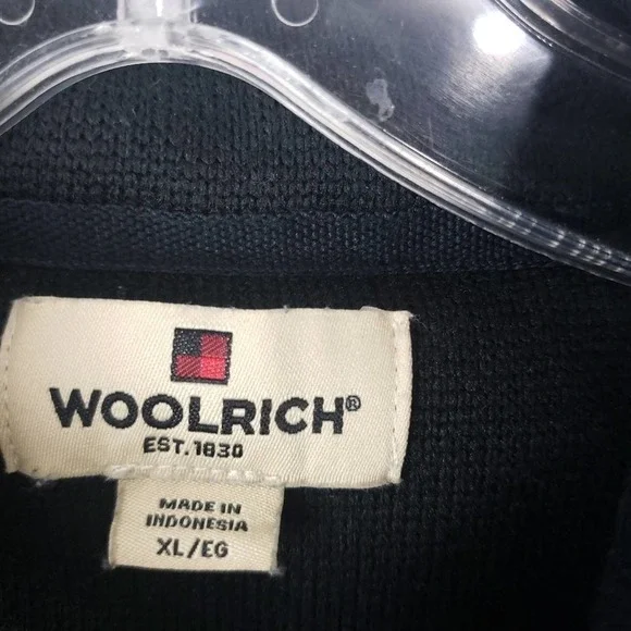 Woolrich Gray‎ Angler Fleece Sweater Medium - Picture 4 of 4